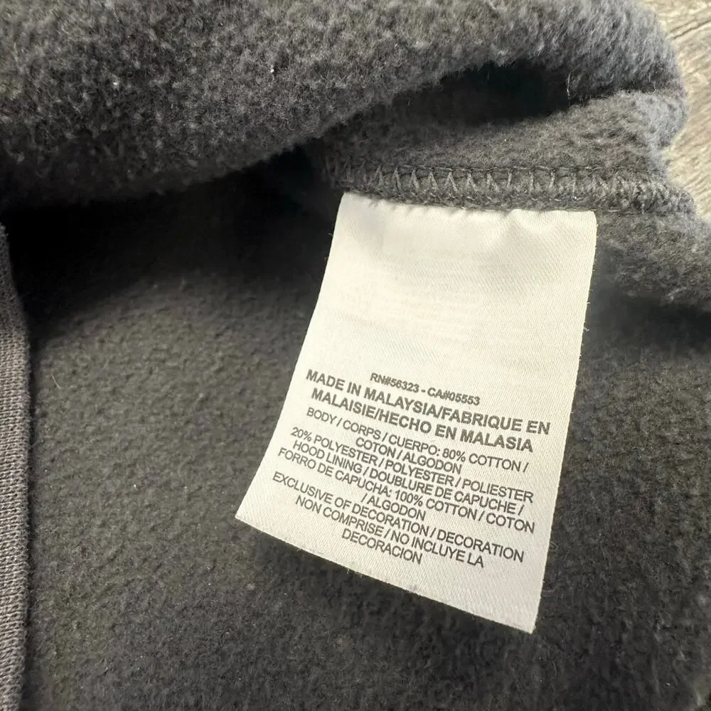 Nike Sportswear Cleveland Browns Gray Mens S Orange Swoosh Zip Up Hoodie NFL